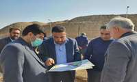 بازدید محمد جواد عسگری و اکبر فتحی از پروژه ایستگاه پمپاژ آبیاری شهرستان شوشتر